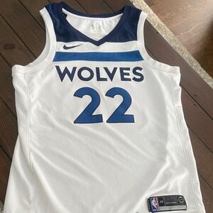 Nike Wolves White and Blue Jersey